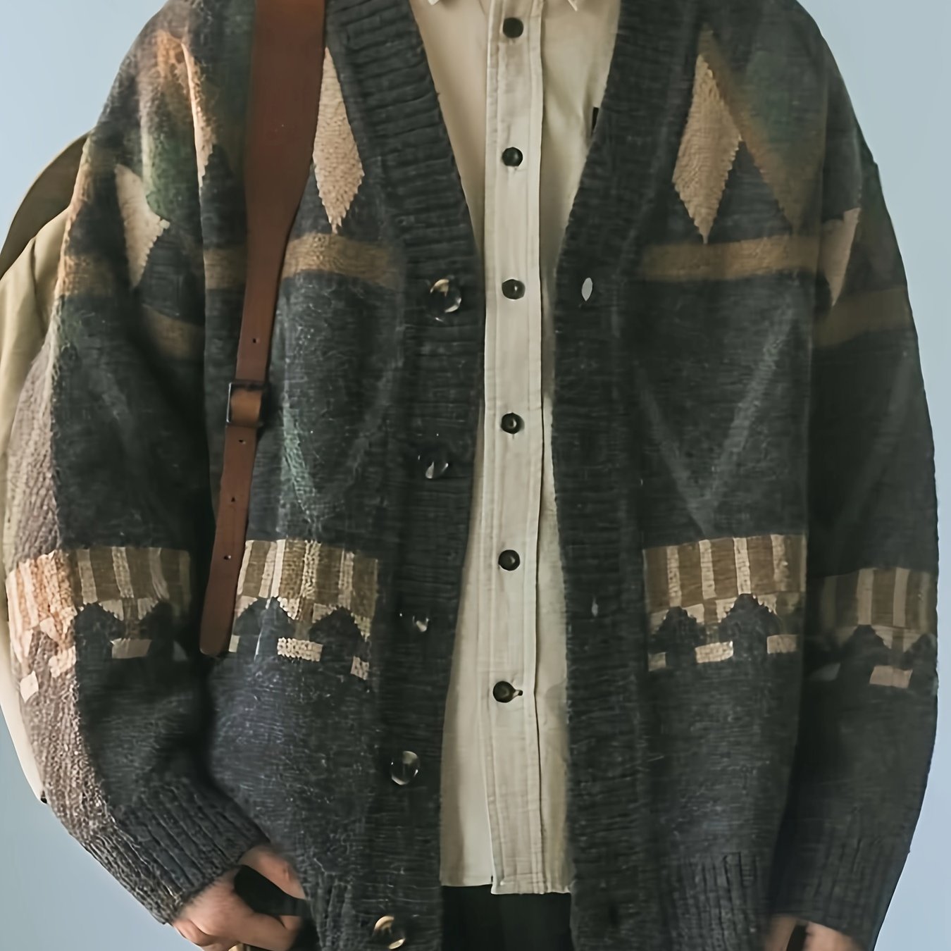 Camden Geometric Knit Cardigan