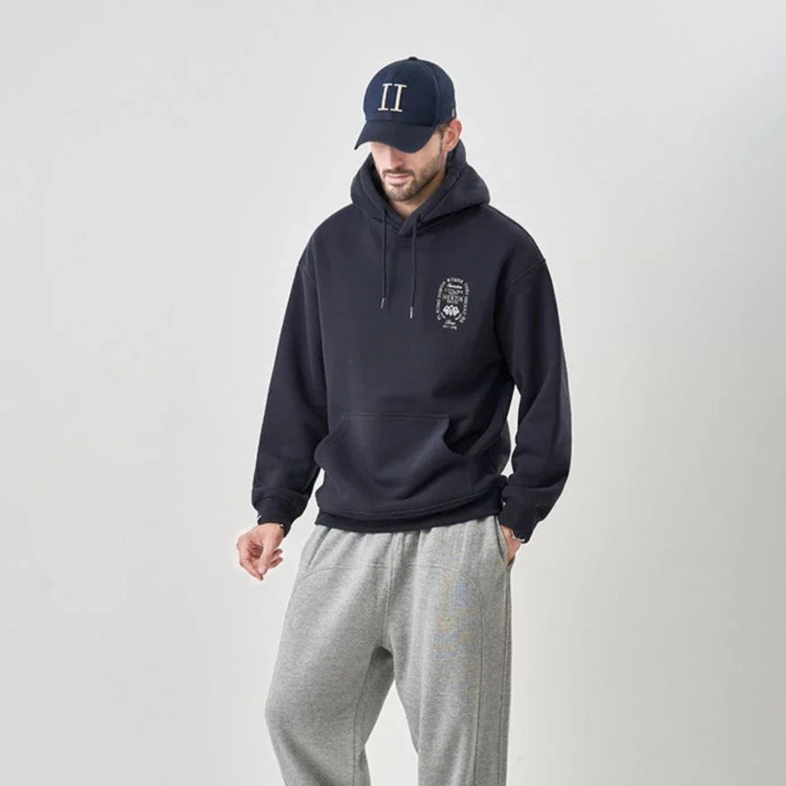 Blue Graphic Hoodie