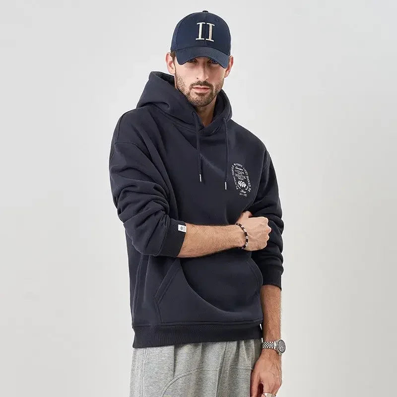 Blue Graphic Hoodie