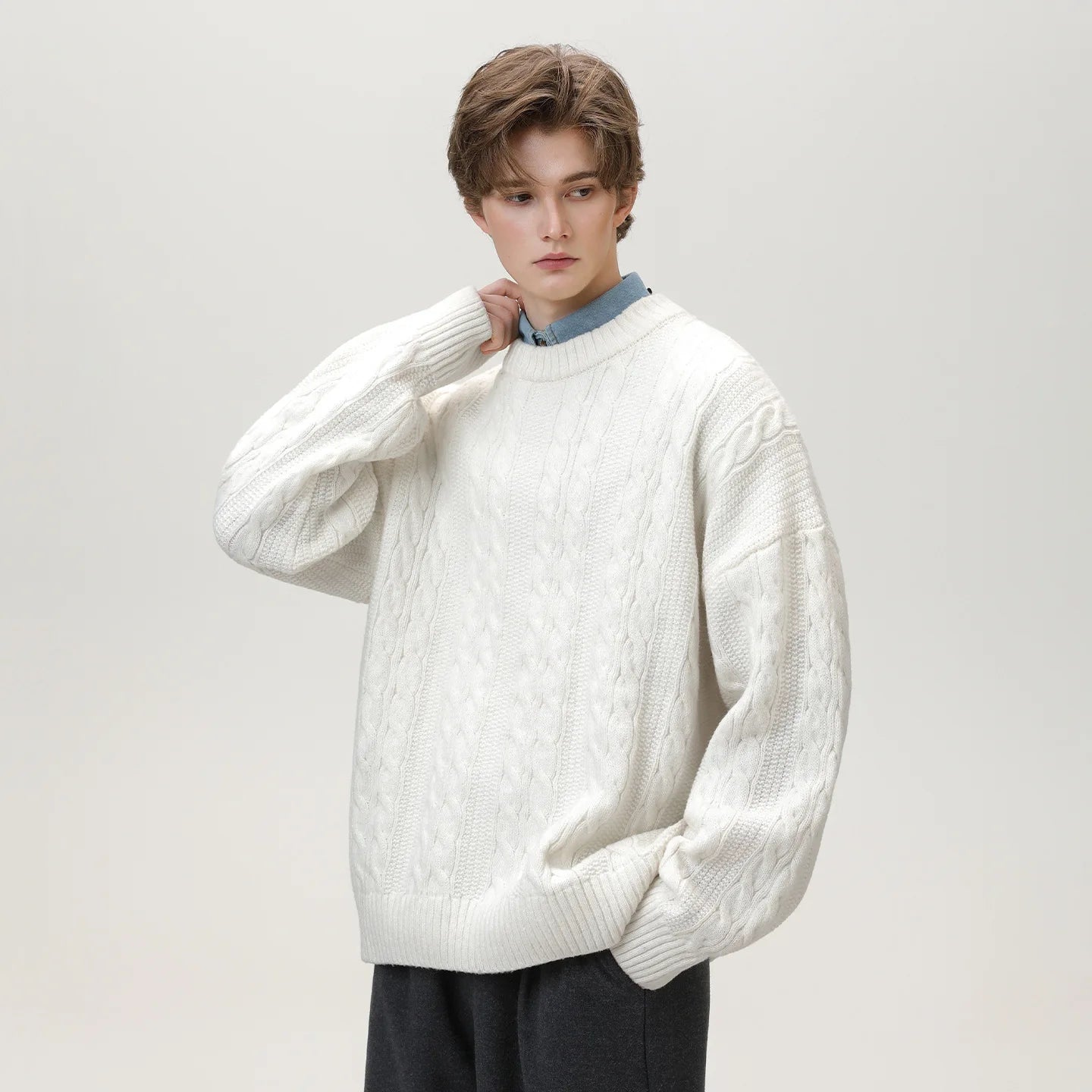 The Ivory Knit Sweater