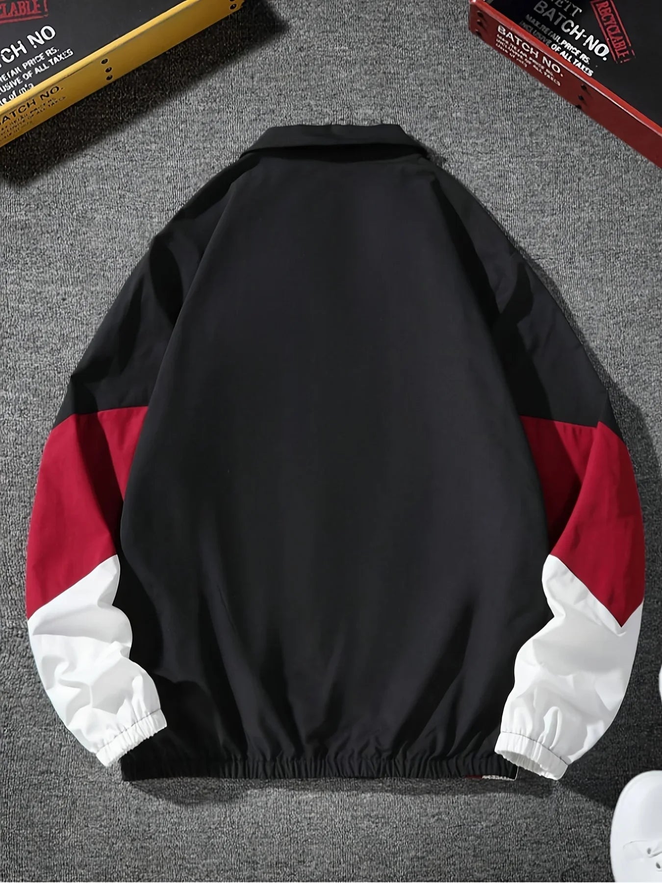 Men’s Color-Blocked Windproof Jacket