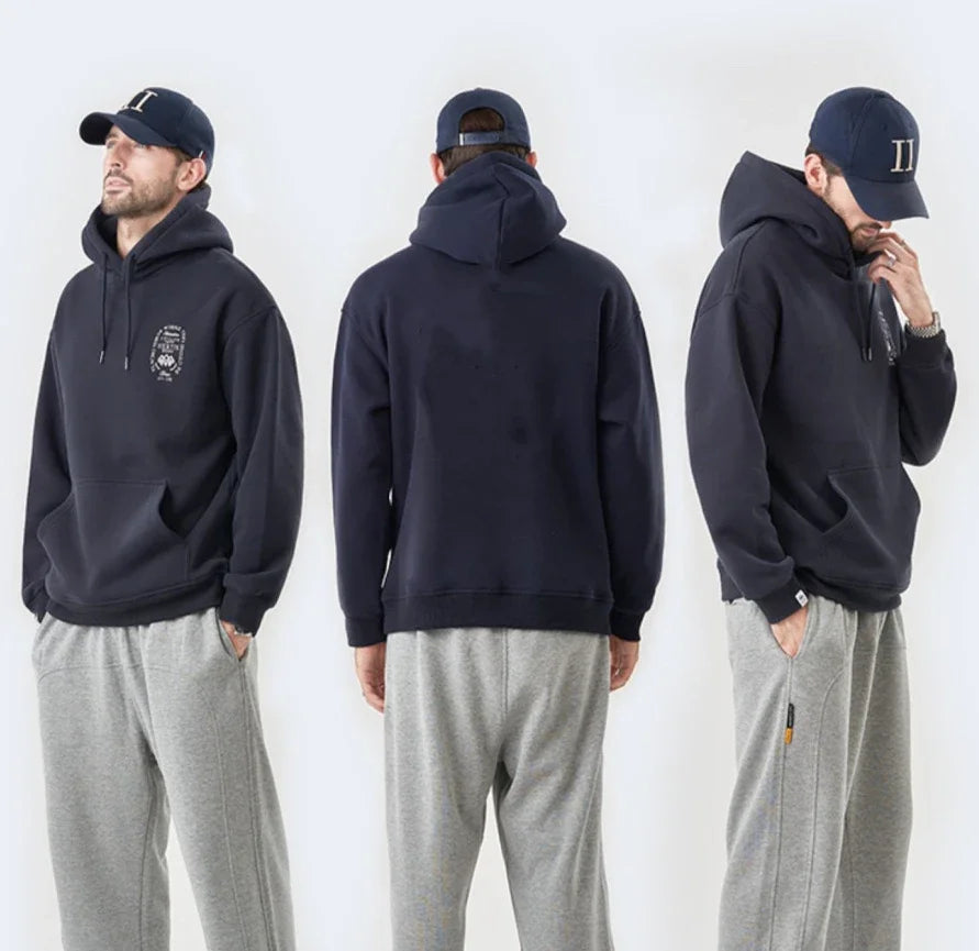 Blue Graphic Hoodie