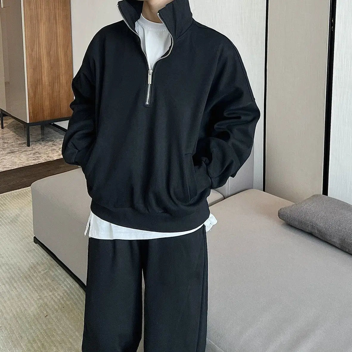Half-Zip Street Sweatshirt
