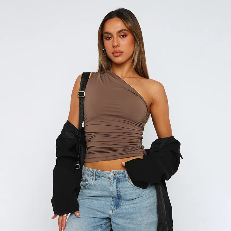 Celeste One-Shoulder Tank