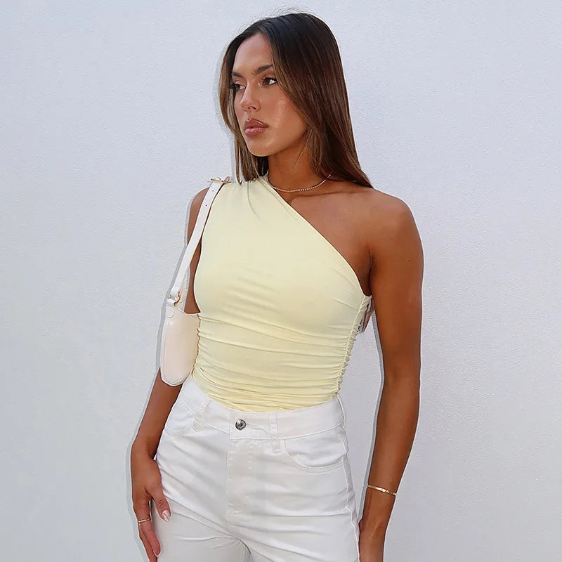 Celeste One-Shoulder Tank