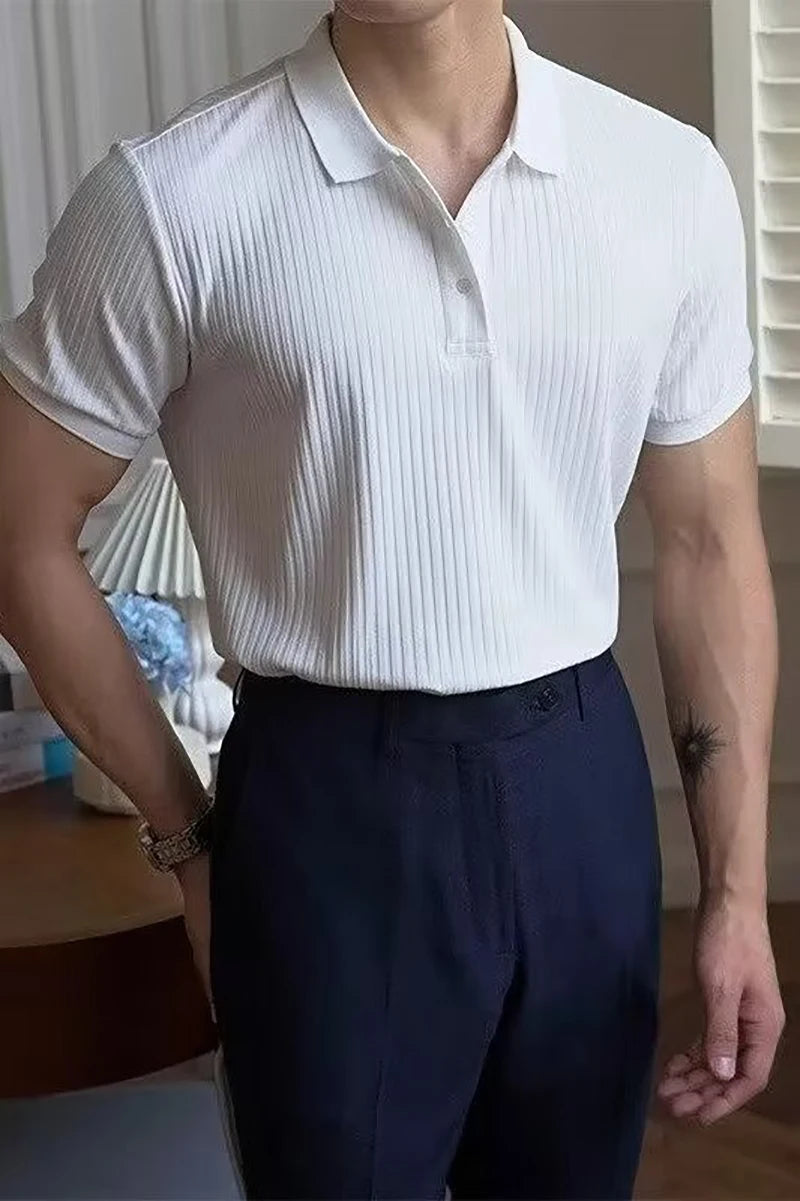 Classic Summer Knit Polo