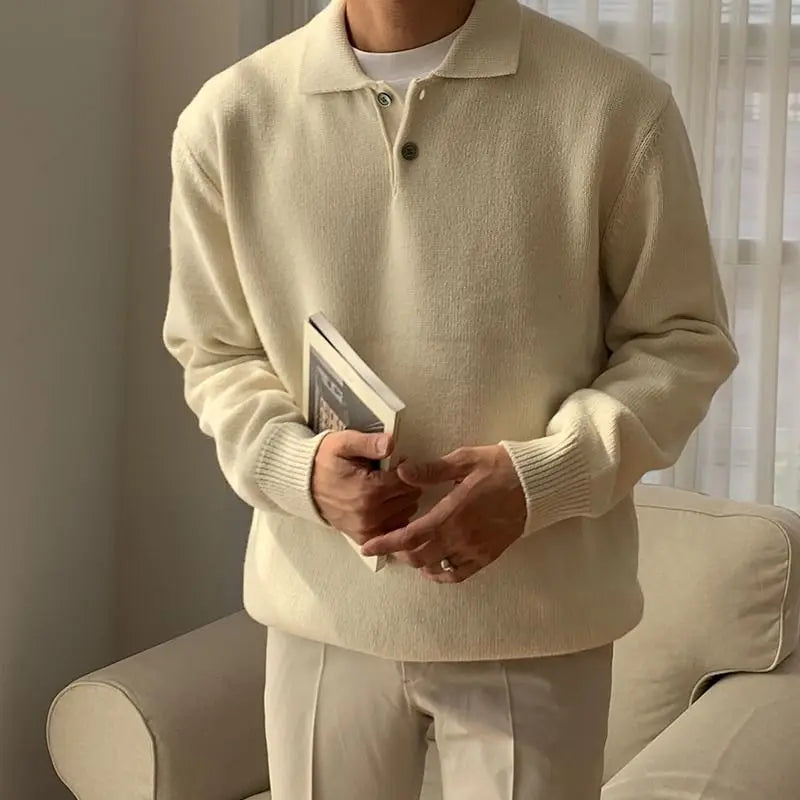 Riviera Button Knit