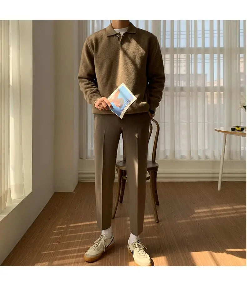 Riviera Button Knit