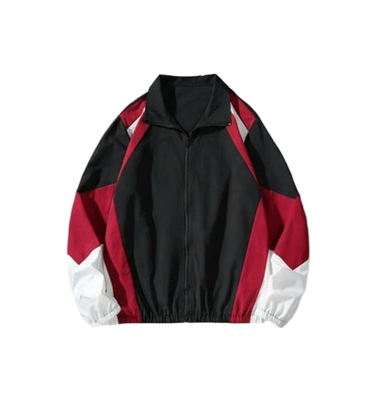 Men’s Color-Blocked Windproof Jacket