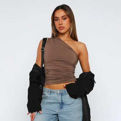 Celeste One-Shoulder Tank