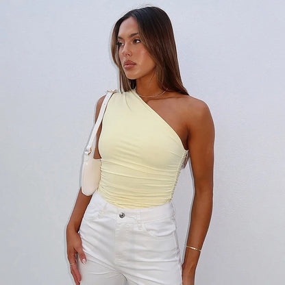 Celeste One-Shoulder Tank