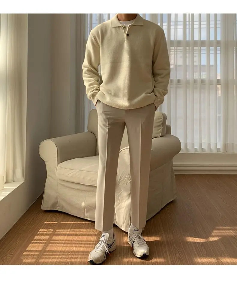 Riviera Button Knit
