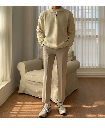 Riviera Button Knit